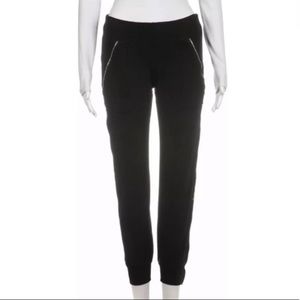 LNA Jogger Pant | Black | Cropped | Zipper Detail